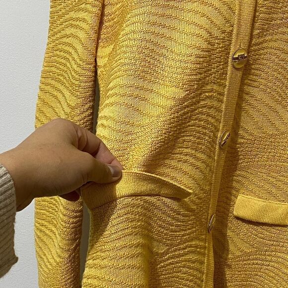 ST. JOHN Knit Cardigan Blazer Sweater - Picture 3 of 6